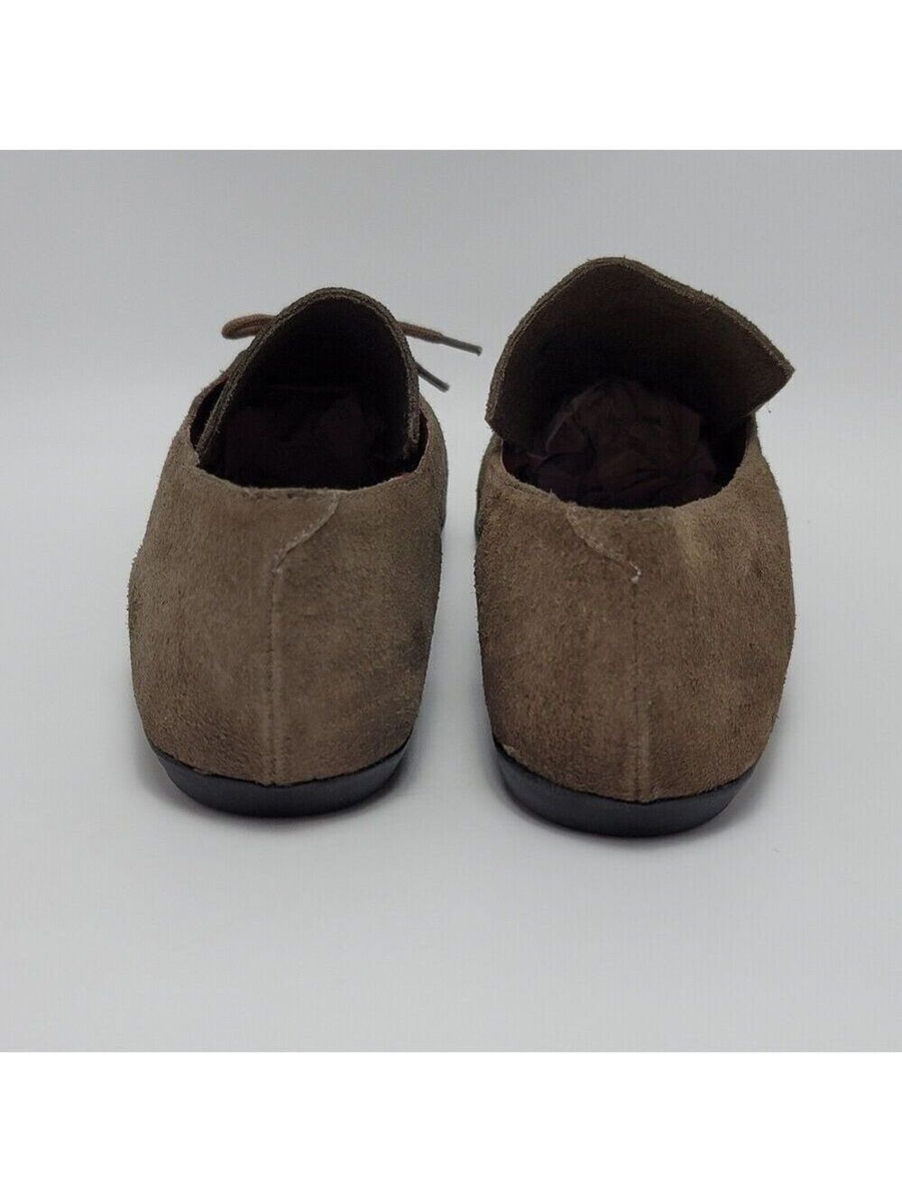 G Wiz Womens Dark Beige Rusty 261037 Suede Lace Up Solid Pump Shoes Size 7M - Picture 3 of 12